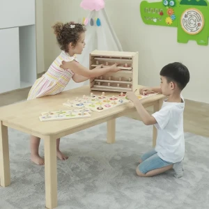 Set de puzzle-uri din lemn cu buton și suport, 12 puzzle-uri Thumbnail 5