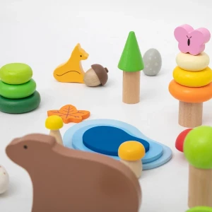 Деревянный игровой набор «лесной мир», 58 деталей Thumbnail 5