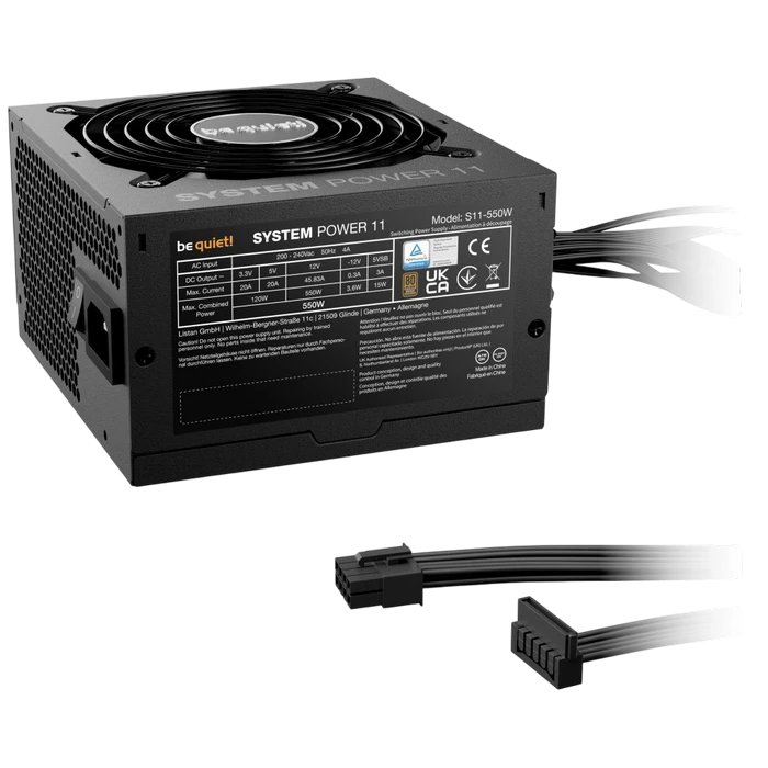 Блок питания для компьютеров be quiet! system power 11, 550вт, atx  4