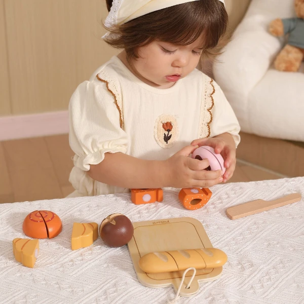 Деревянный игровой набор «режем продукты» 8