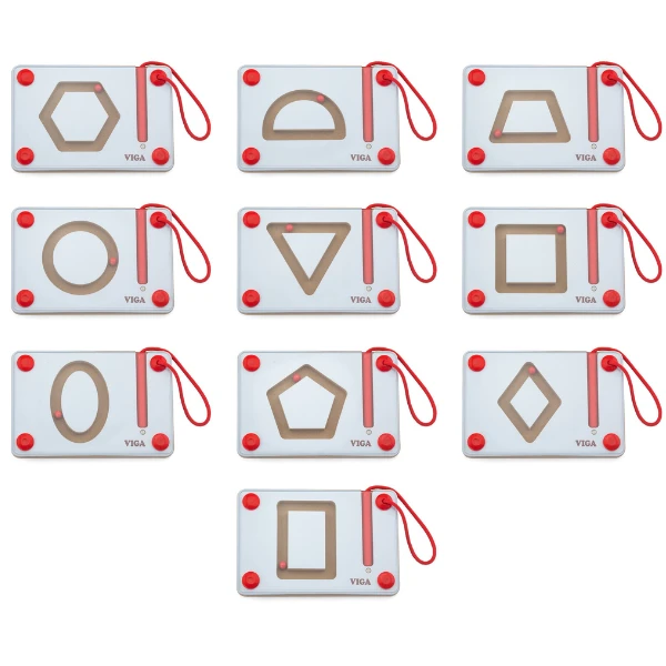 Set de table magnetice „forme geometrice”, 10 buc. 2