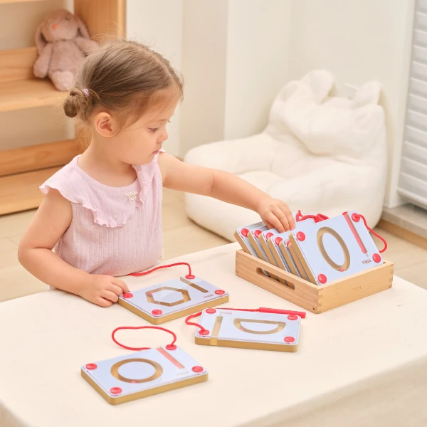 Set de table magnetice „forme geometrice”, 10 buc. 6