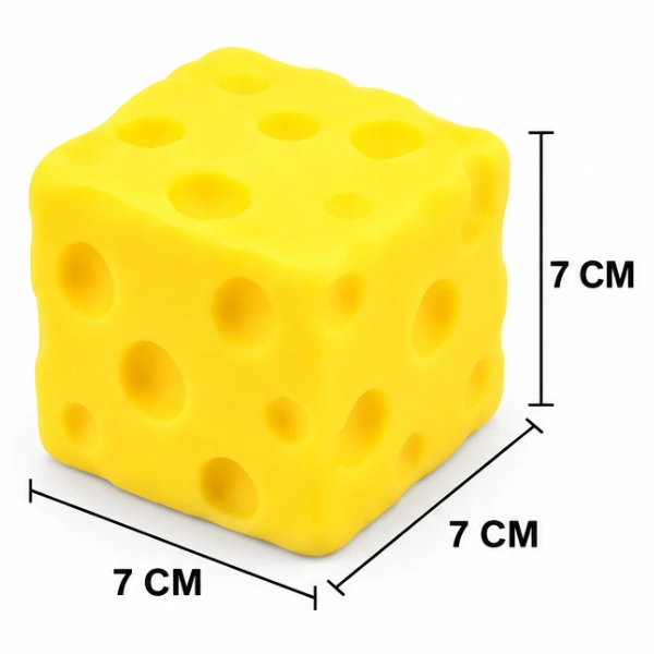 Игрушка-антистресс «сыр» с ароматом сладкой выпечки, 7 × 7 × 7 см 4