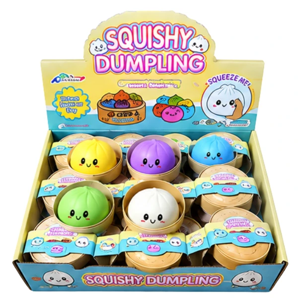 Игрушка-антистресс «flippy squishy: dumpling», 5 × 5 × 5 см 3