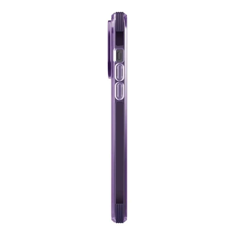 Uniq case pc hard combat fig for iphone 14 pro, purple  2