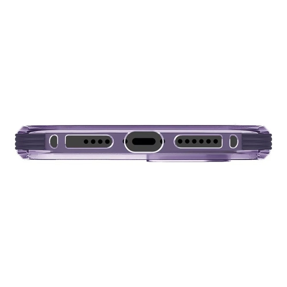 Uniq case pc hard combat fig for iphone 14 pro, purple  3