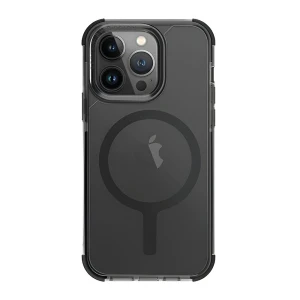 Uniq case hybrid combat for iphone 15 pro, black Thumbnail 2