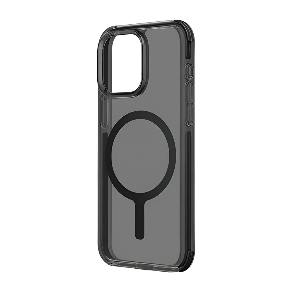Uniq case hybrid combat for iphone 15 pro, black 3