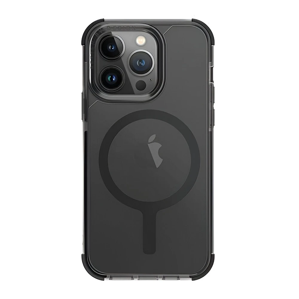 Uniq case hybrid combat for iphone 15 pro, black 2
