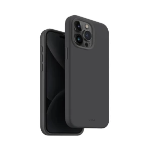 Чехол uniq для iphone 15 pro max hybrid magclik charging lino hue, черный