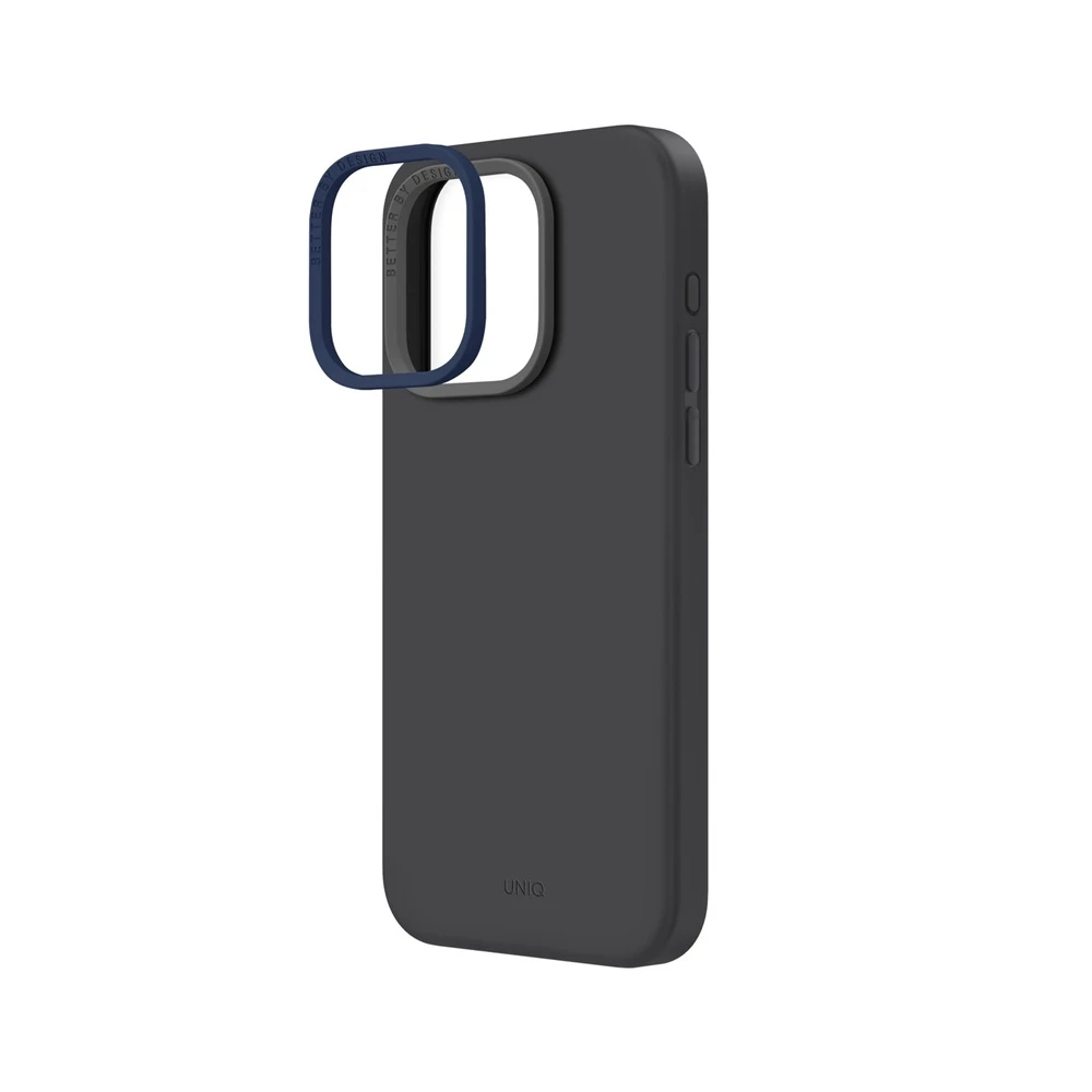 Чехол uniq для iphone 15 pro max hybrid magclik charging lino hue, черный 2