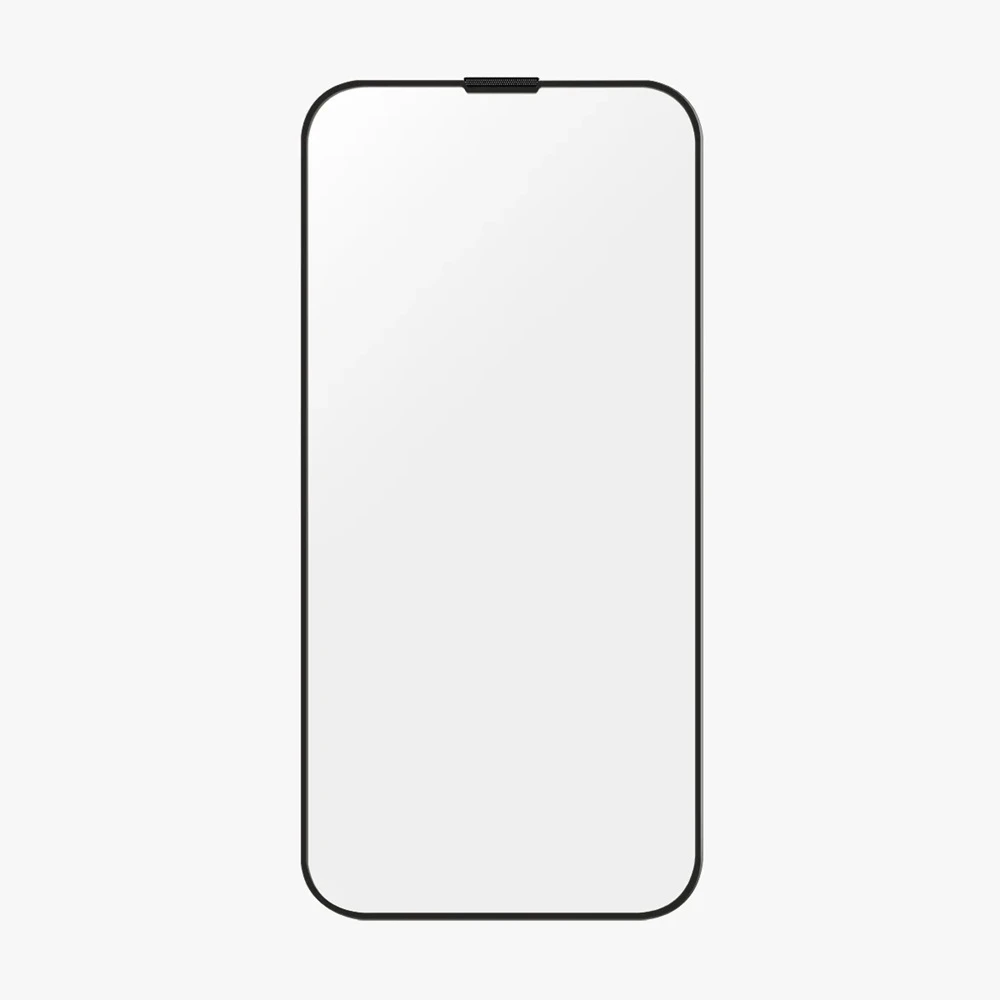 Uniq glass screen protector optix vivid clear for iphone 15 plus, black 2