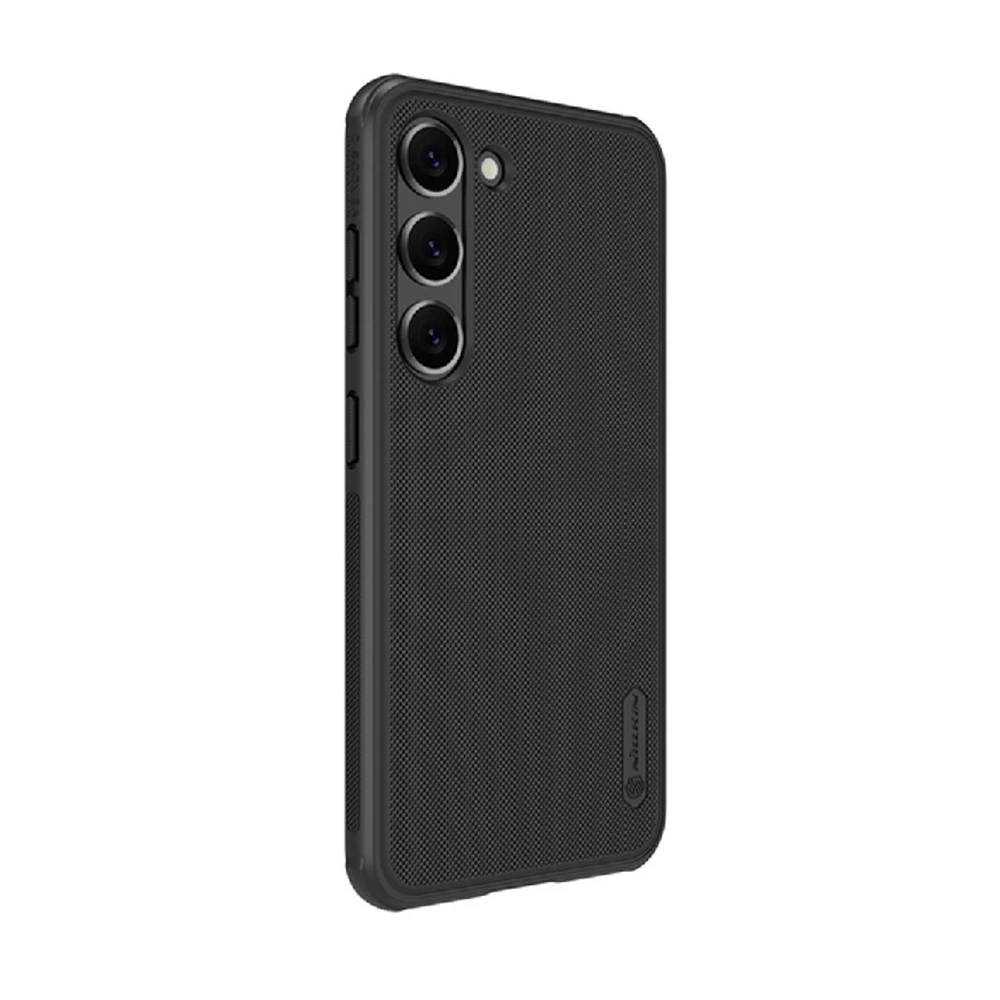 Чехол nillkin super frosted shield pro для samsung s23, черный 3