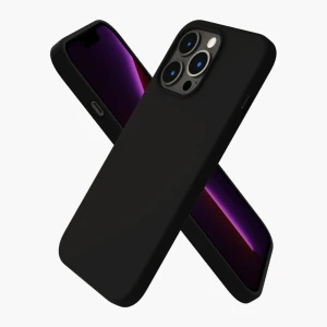 Чехол liquid silicone для iphone 13 pro, черный Thumbnail 2