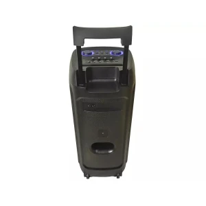 Портативная колонка eden party speaker ed-1015 с 2 беспроводными микрофонами 100 вт, высота 73 см, черная Thumbnail 3