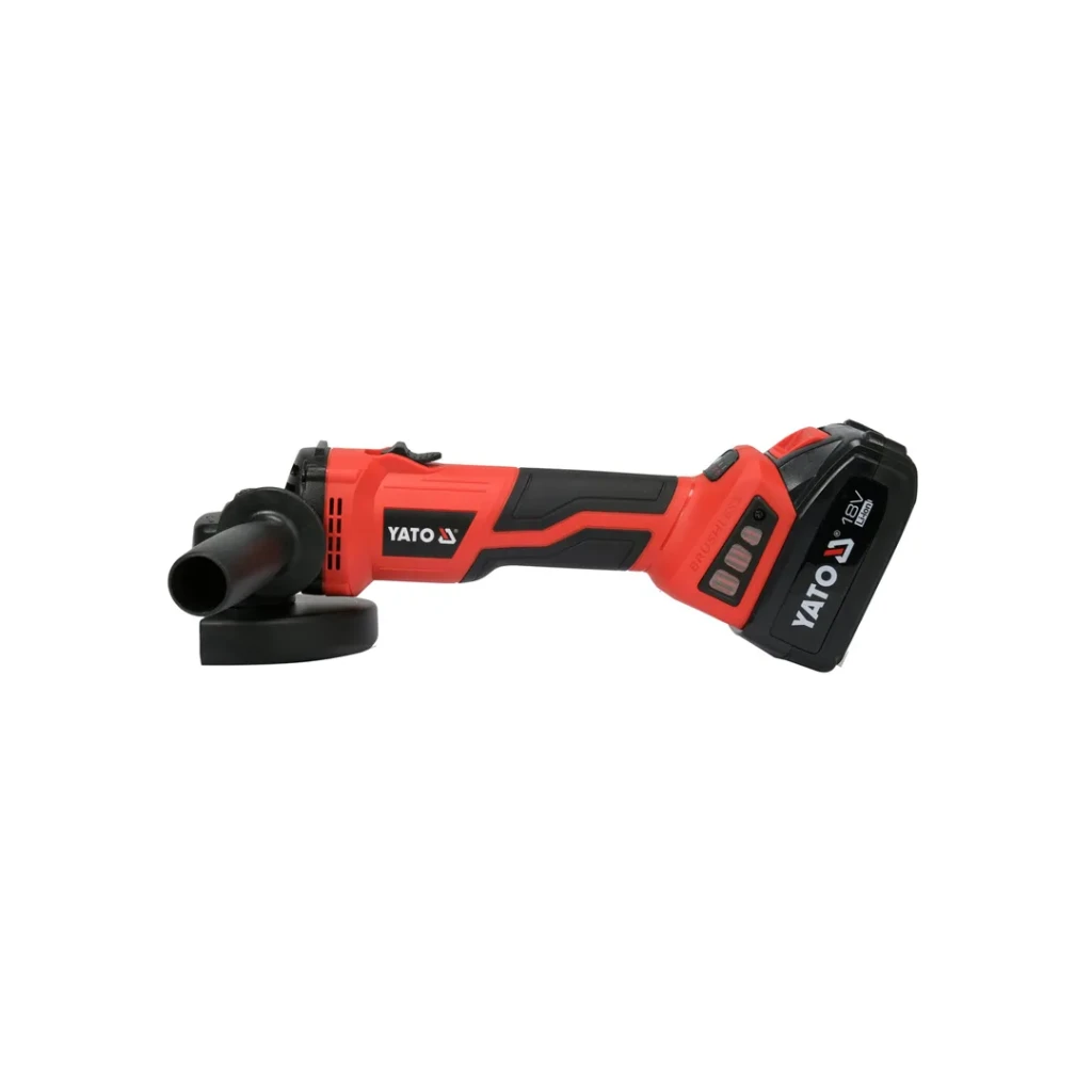 Polizor unghiular pe acumulator 125 mm 18 v 3000 - 8500 rot/min yato 2
