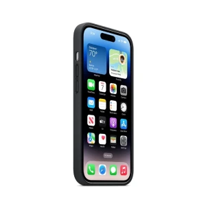 Case original leather with magsafe for iphone 14 pro, midnight Thumbnail 2