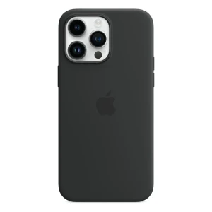 Case original silicone with magsafe for iphone 14 pro max, midnight