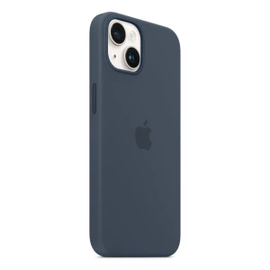 Case original silicone with magsafe for iphone 14, storm blue Thumbnail 2