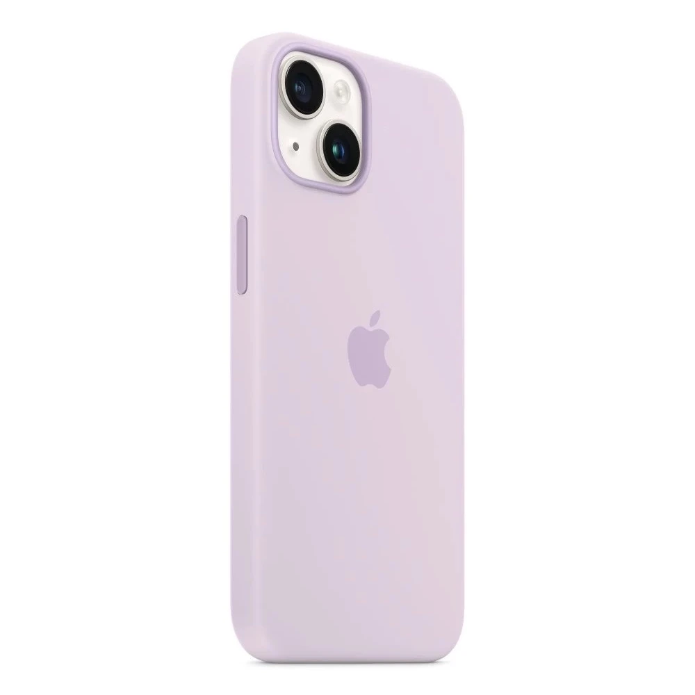 Case original silicone with magsafe for iphone 14, lilac 2