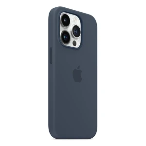 Case original silicone with magsafe for iphone 14 pro, storm blue Thumbnail 2