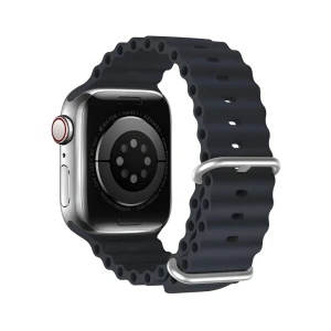 Dux ducis strap ocean wave version apple watch 42mm/44mm/45mm, mid-night blue