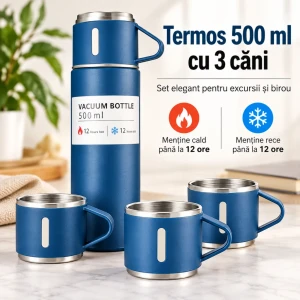 Termos 500 ml +3 canute wy0391-2 Thumbnail 3