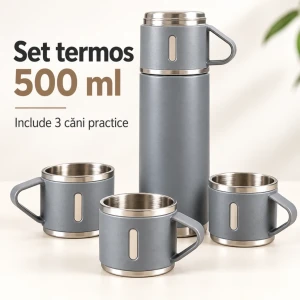 Termos 500 ml +3 canute wy0391-5