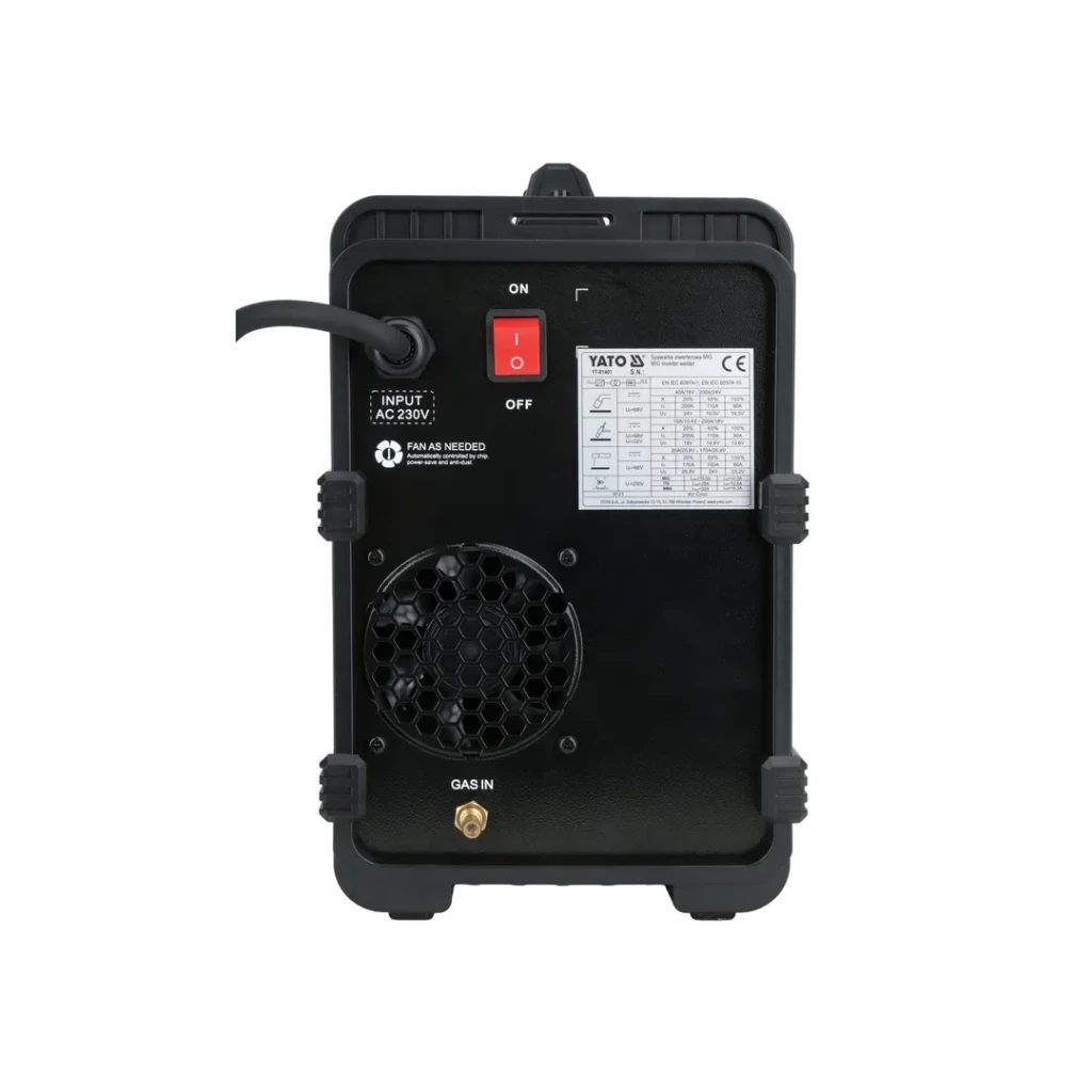 Aparat de sudat cu invertor magmate 205sp 30 - 200 a 220 - 240 v yato 4