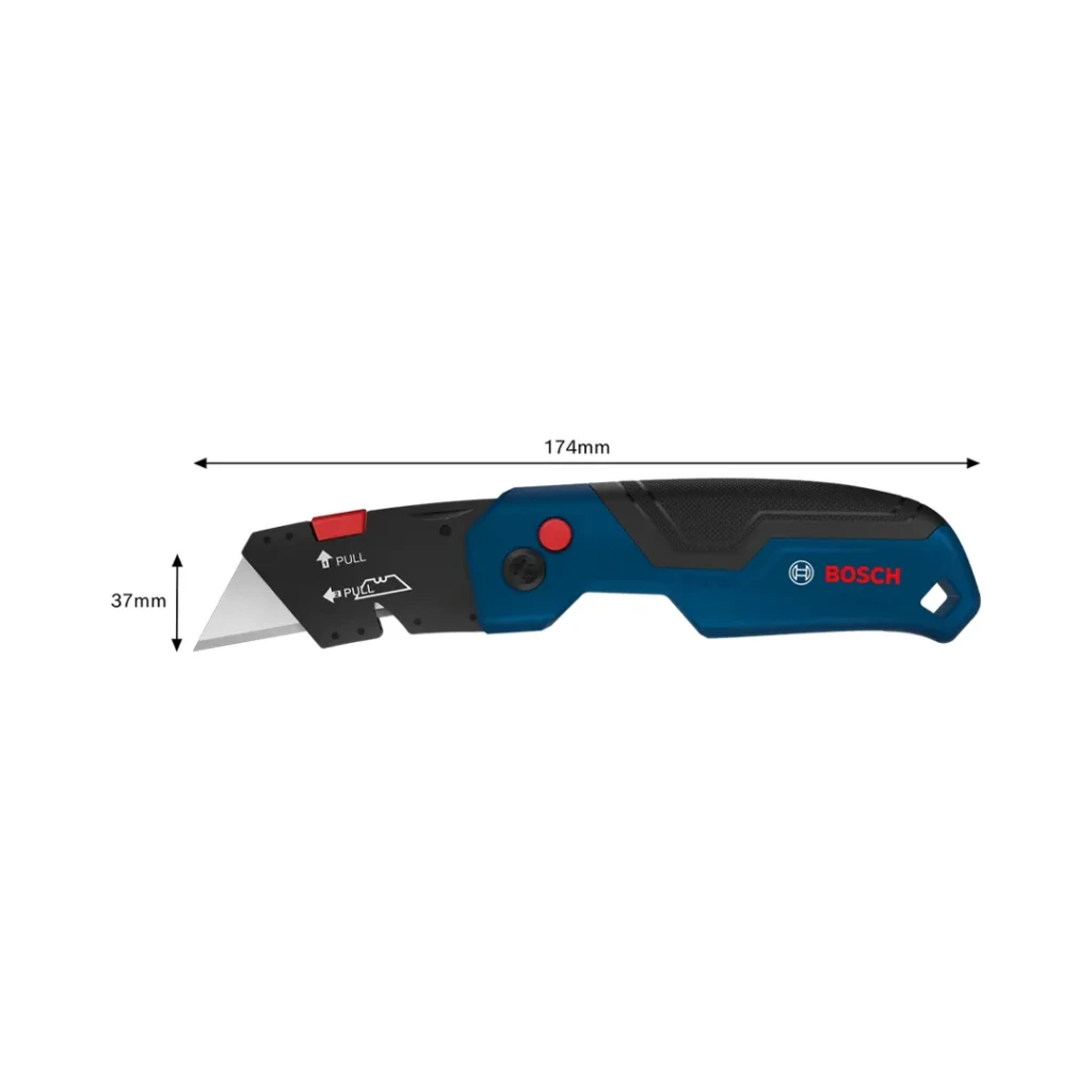 Нож складнои line 174 мм bosch 3