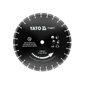 Алмазный диск по бетону 400 * 25.4 мм yato