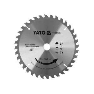 Диск для резки по дереву 235 * 25.4 мм yato