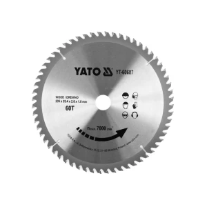 Диск для резки по дереву 235 * 25.4 мм yato