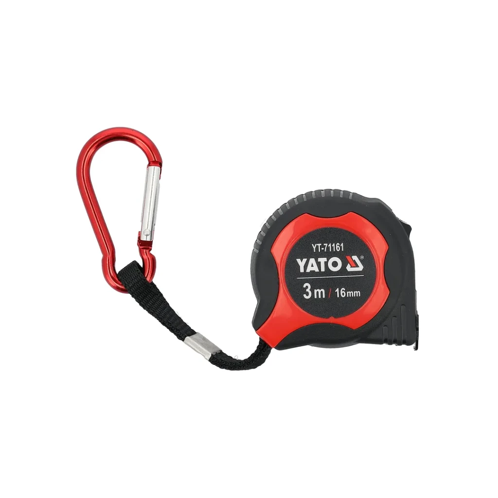 Ruletă cu carabină 3 m x 16 mm yato 2