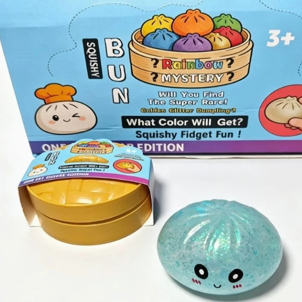 Игрушка-антистресс squishy «дамплинг с шариками» flippy sugar edition, 16×16 см 3