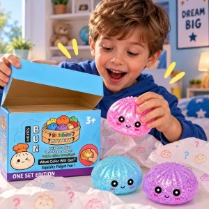 Игрушка-антистресс squishy «дамплинг с шариками» flippy sugar edition, 16×16 см Thumbnail 8