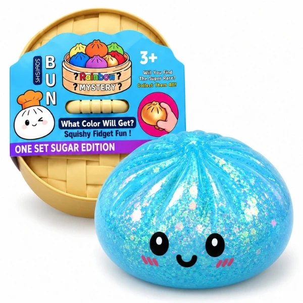 Игрушка-антистресс squishy «dumpling» flippy sugar edition, 16×16 см 6