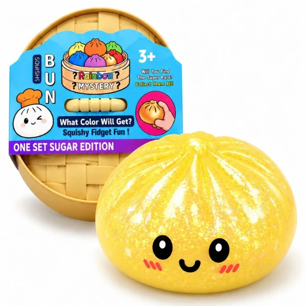 Игрушка-антистресс squishy «dumpling» flippy sugar edition, 16×16 см 3