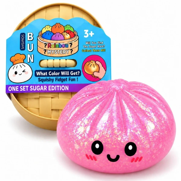 Игрушка-антистресс squishy «dumpling» flippy sugar edition, 16×16 см 2