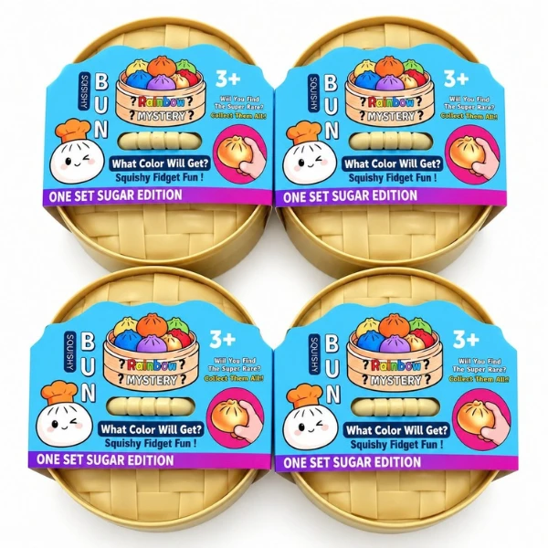 Игрушка-антистресс squishy «dumpling» flippy sugar edition, 16×16 см 7