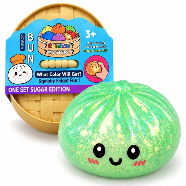 Игрушка-антистресс squishy «dumpling» flippy sugar edition, 16×16 см 4