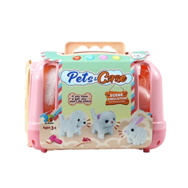 Geantă de transport cu animal de companie (pisică) și accesorii 3