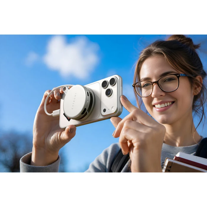 Многопортовый адаптер satechi onthego 5-in-1 multiport, серебристый 2