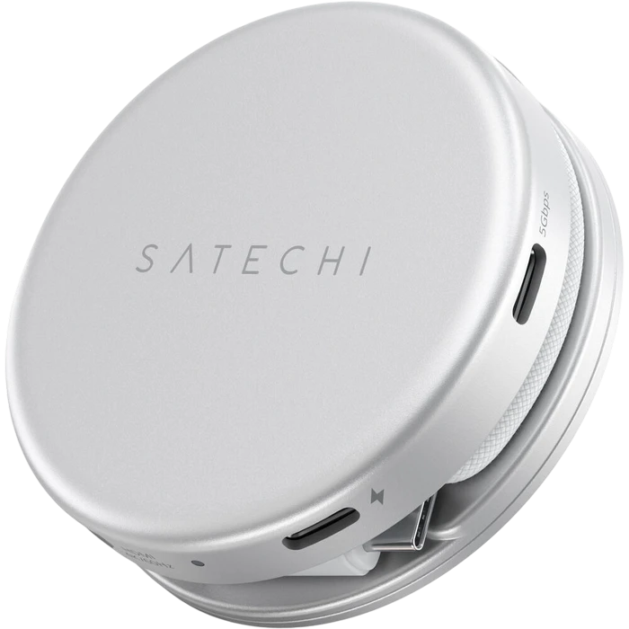 Многопортовый адаптер satechi onthego 5-in-1 multiport, серебристый 9