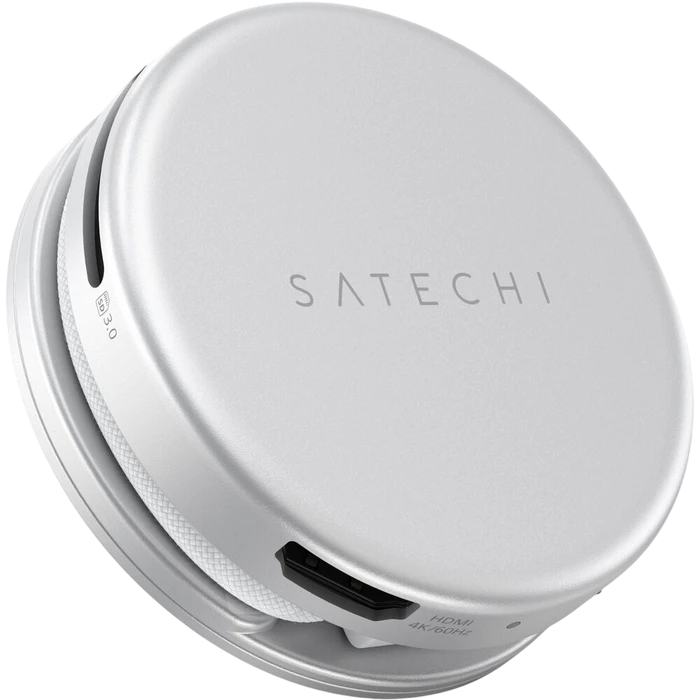 Многопортовый адаптер satechi onthego 5-in-1 multiport, серебристый 5