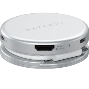 Многопортовый адаптер satechi onthego 5-in-1 multiport, серебристый Thumbnail 13