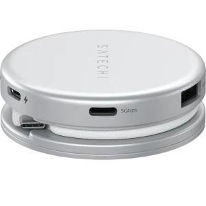 Многопортовый адаптер satechi onthego 5-in-1 multiport, серебристый Thumbnail 4
