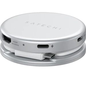 Многопортовый адаптер satechi onthego 5-in-1 multiport, серебристый Thumbnail 8