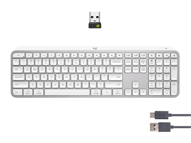 Tastatură logitech mx keys s, fără fir, grafit 2