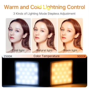 Ulanzi led video light rgb 5w, vl49 rgb pro, black Thumbnail 4